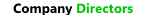 company Directors database, companies house records